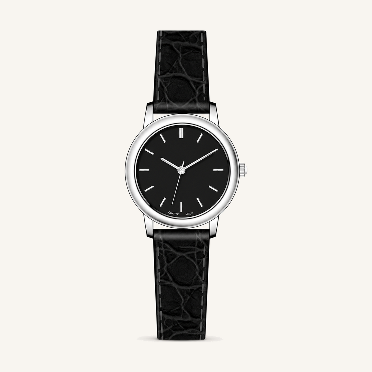 Vintage Round Black