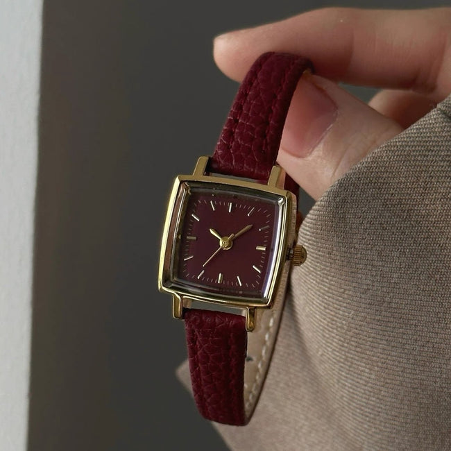 Heritage Square – Red Dial / Red Strap