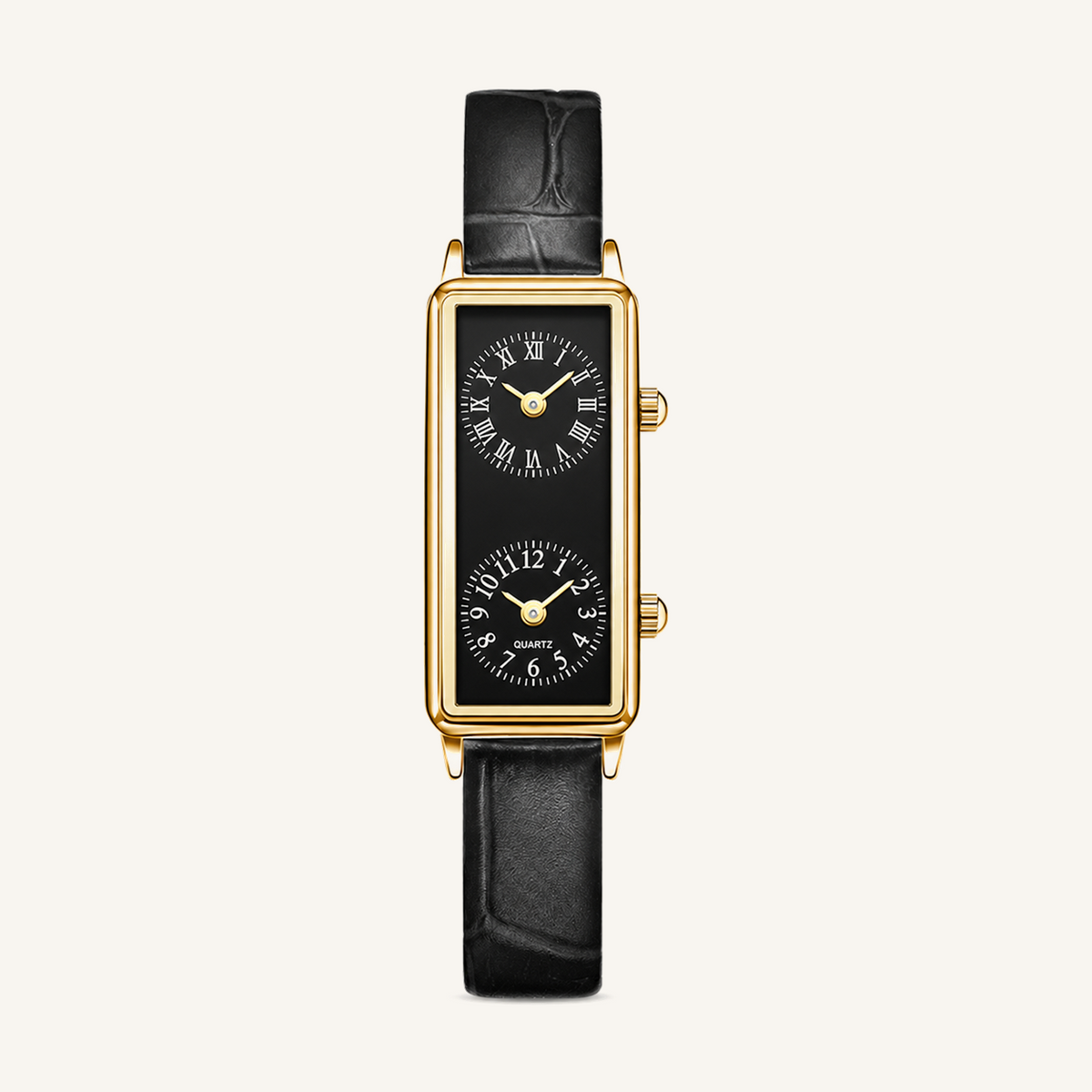 Vintage Dual Square Black