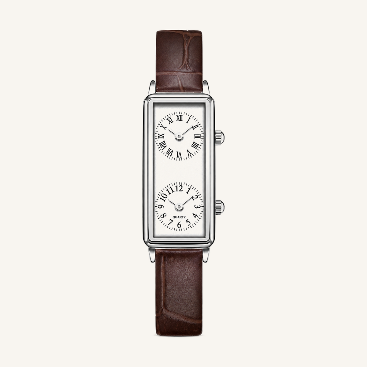 Vintage Dual Square White