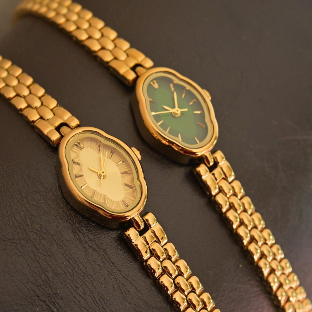 Scalloped Oval Bracelet Watch — product detail