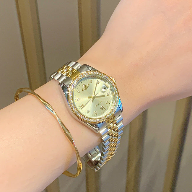 Champagne Calendar Two-Tone Watch — product detail