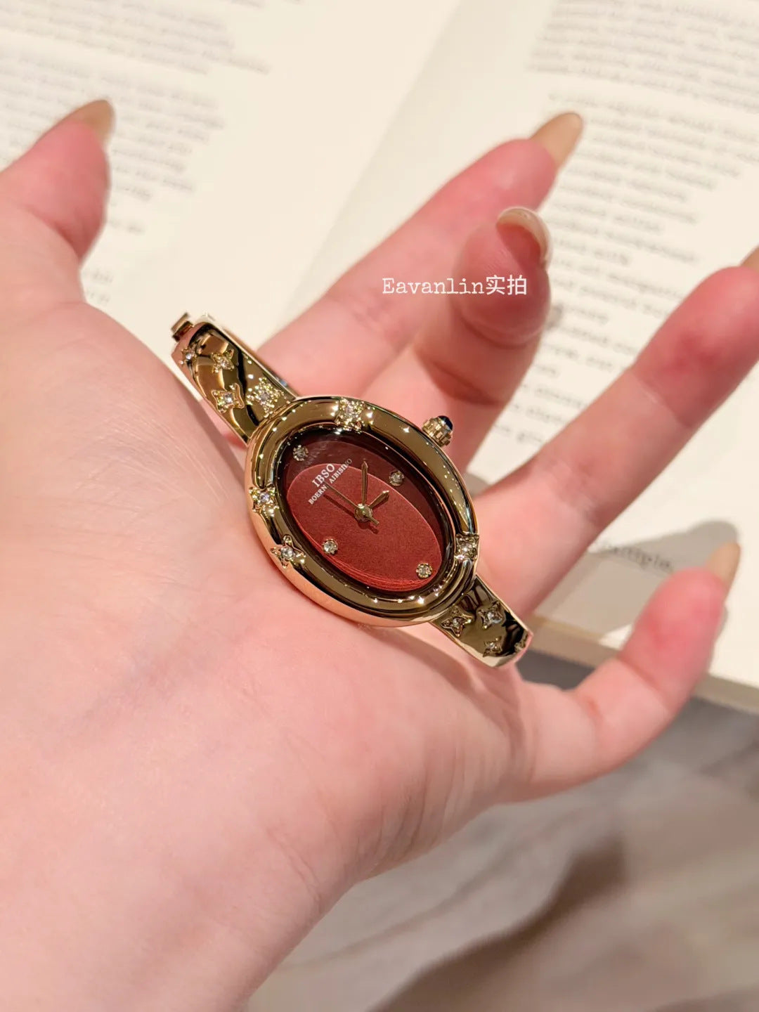 Celestial Oval Bangle Watch — product detail