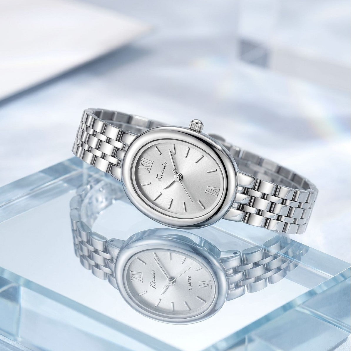 Petite Roman Oval Watch — product detail